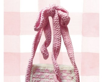 Sac noeud coquette crochet bows