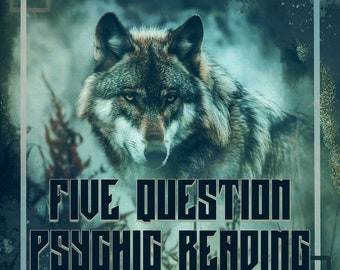 05 Question Psychic And Intuitive Reading // Cardless Reading // Intuition And Psychic Abilities Only // Free Consultations