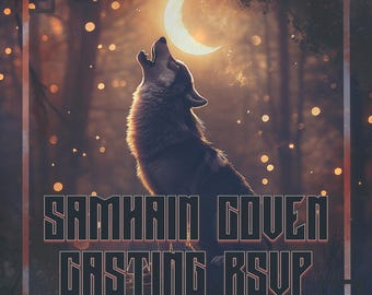 10/31 Samhain Coven Casting RSVP // Reserve Your Spot for a Powerful Samhain Ritual Focused on Release & Renewal // Free Consultation