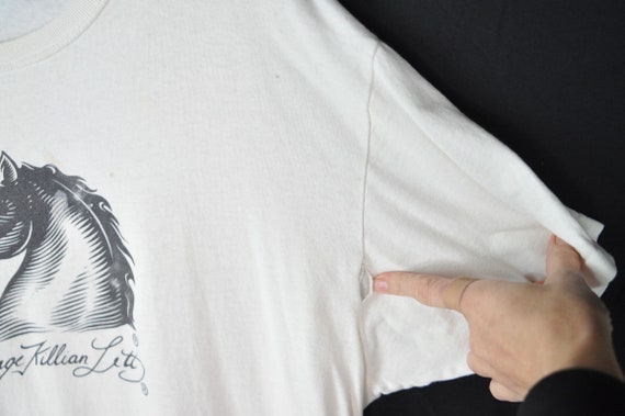 Vintage Horse Graphic T-Shirt - XL | George Killi… - image 5