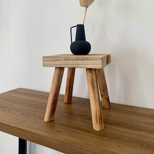 Reclaimed Timber Wood Riser / Stand / Stool / Tray