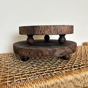 Rustic Wood Riser/farmhouse Plant Stand & Table Decor/antique Looks/ - Etsy