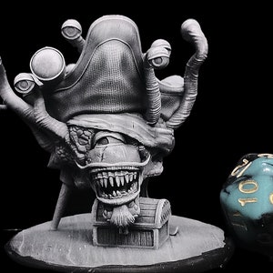 Black Eyes Beholder Pirate Ultra HD 4K Extreme Detailed and Easier to Paint / Perfect for Dungeons and Dragons Master of Miniatures image 1