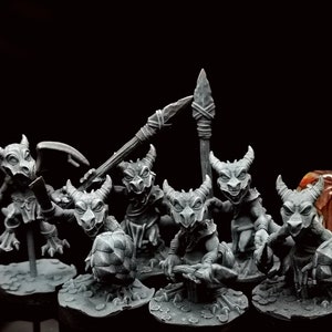 Kobolds - RPG DnD Miniatures UK / Ultra HD 4K resolution Tough Resin / Extreme Detail / Easier to Paint / Perfect for Dungeons and Dragons
