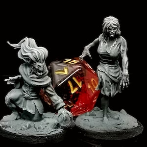 Vampire Spawns - RPG Miniatures UK - Ultra HD4K / Tough Resin  - Extreme Detail - Easier to Paint / Perfect for Dungeons and Dragons ( D&D )