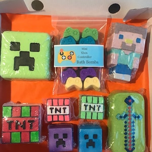 Minecraft Bath Bomb Gift Set / Steve/ Creeper/ TNT / Him / Her ...