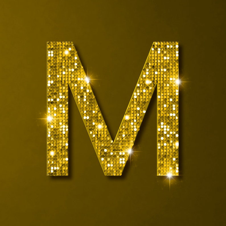 Modern Sequin Letter – 18quot; Modern Sequin Letter – 18quot;