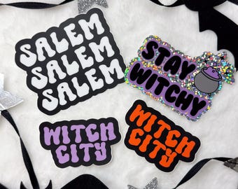 Salem Souvenir Witch City Sticker Pack