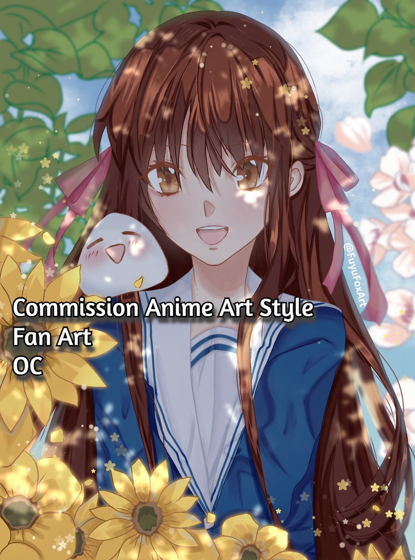 Custom Fan art Commission Anime Style Headshot Art Commission  Sketchmob