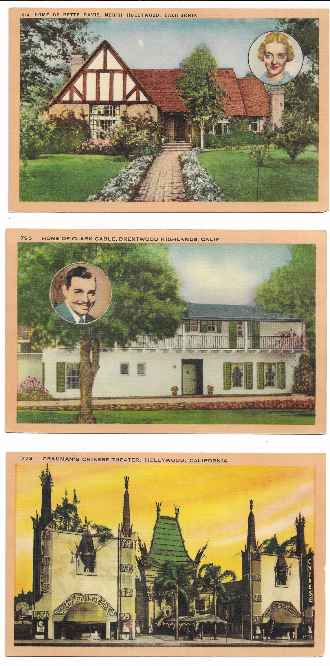 Vintage CALIFORNIA Postcard Series UNUSED in Wonderful Etsy