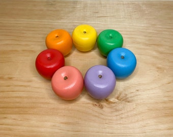 Wooden Apple Counting Toy - Loose Parts