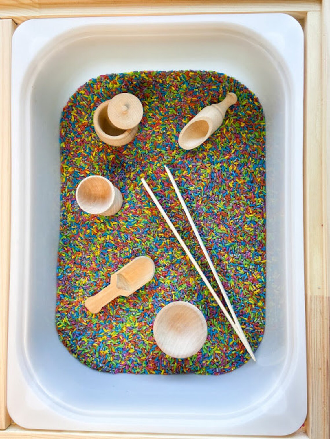 Sensory Tool Kit Wooden Sensory Tools Montessori Sensory Etsy