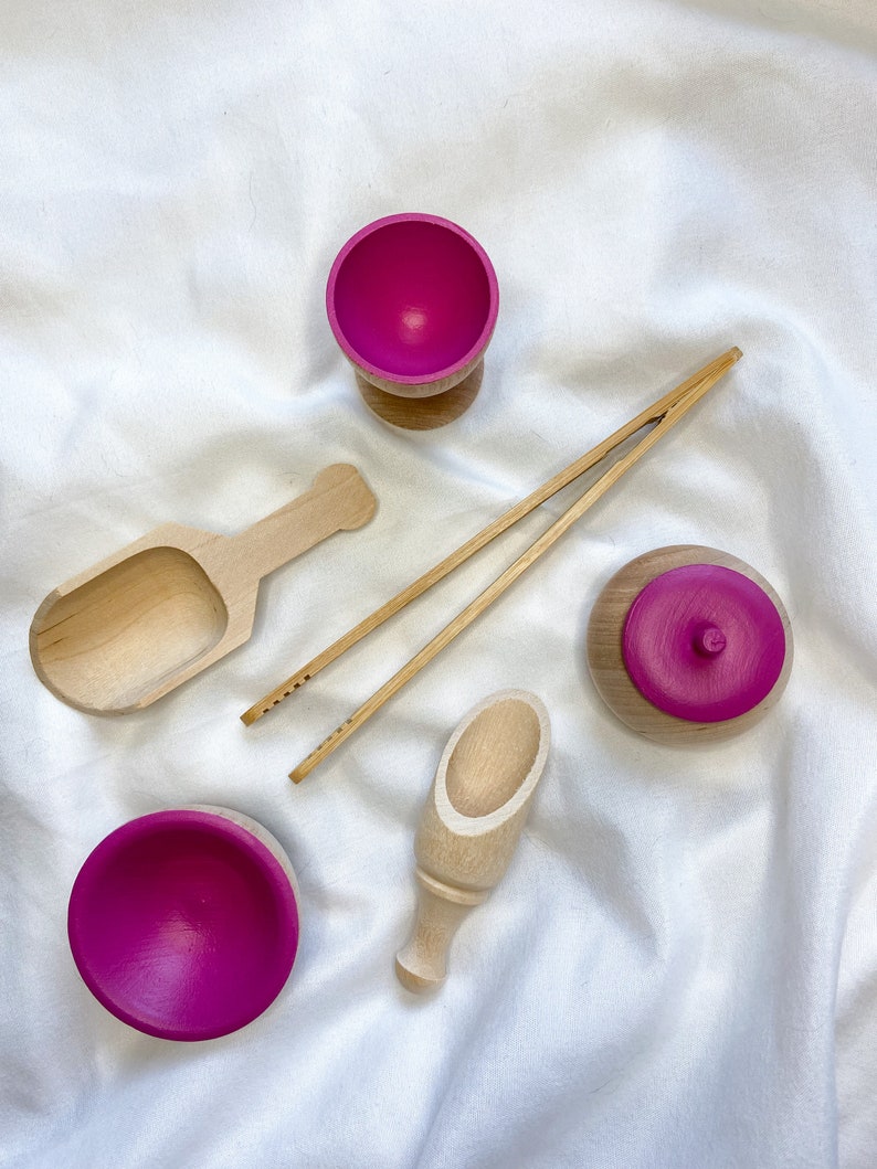 Sensory Tool Kit Wooden Sensory Tools Montessori Sensory Etsy Canada