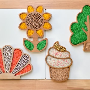Wooden Sensory Trays - Loose Parts Play - Invitation to Play