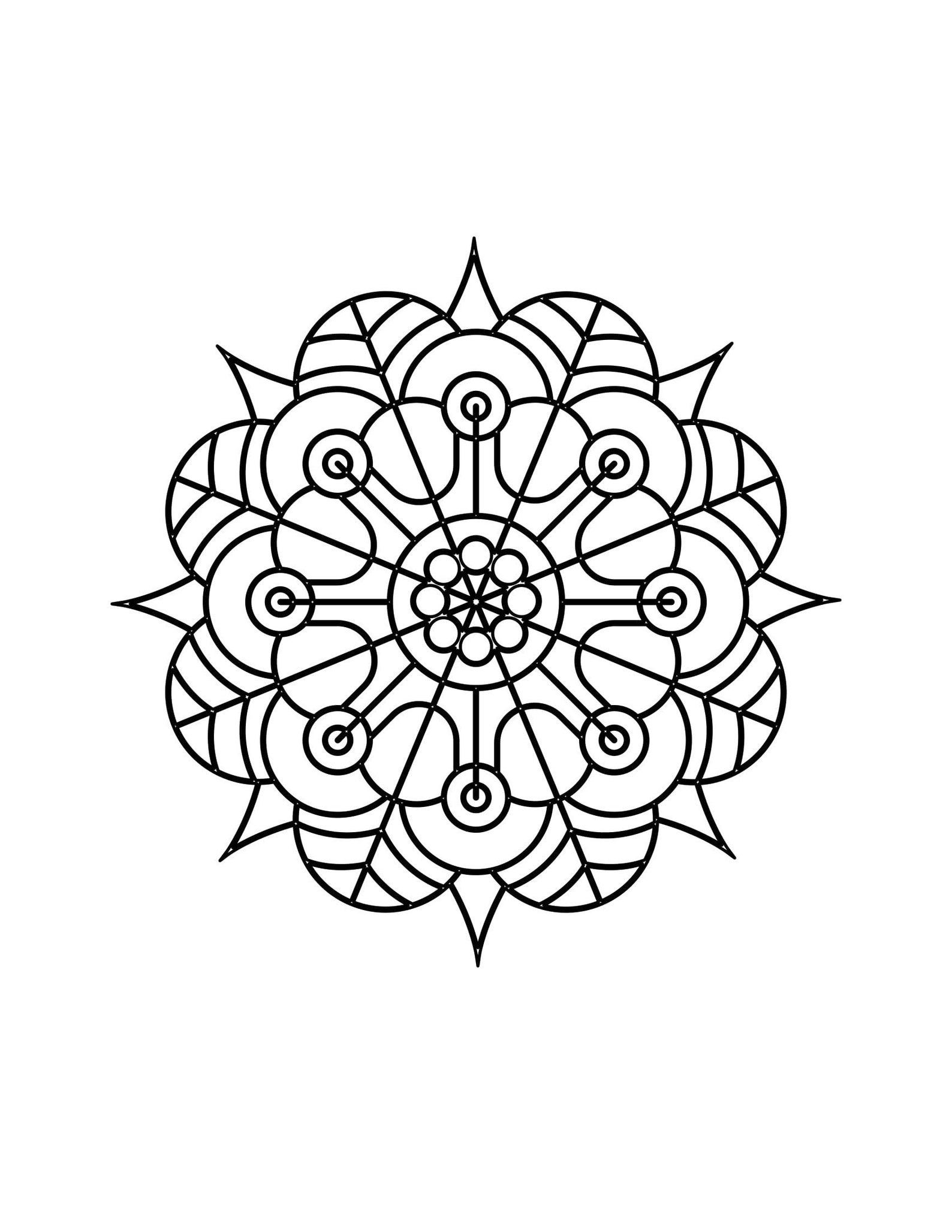 20-beginner-mandala-coloring-pages-for-kids-an-adults-etsy