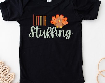 Little Stuffing Baby Bodysuit: Thanksgiving Outfit, First Turkey Day