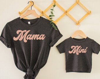 Mama and Mini Shirts Mommys Girl Shirt Mama's Mini Shirt Mother Daughter Shirts Mother's Day Shirts Matching Mother Daughter Shirts Girl Mom