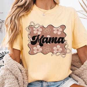 Comfort Colors Mama Shirt: Soft Cotton Mom Life Tee