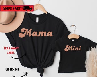 Mama and Mini Shirts Mommys Girl Shirt Mama's Mini Shirt Mother Daughter Shirts Mother's Day Shirts Matching Mother Daughter Shirts Girl Mom