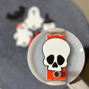 40oz 30oz Halloween Tag | Ghost Name Plate | Tumbler Name Plate | Personalized Name Plate for Tumbler | Drink Topper | Cute Topper | Custom