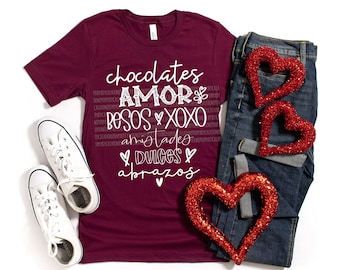 Valentine's Vibes | Spanish SVG | Dia de Amistad | Latina Svg | Amor | Spanish SVG for Shirts | Valentine Designs | Valentines Shirts | SVG