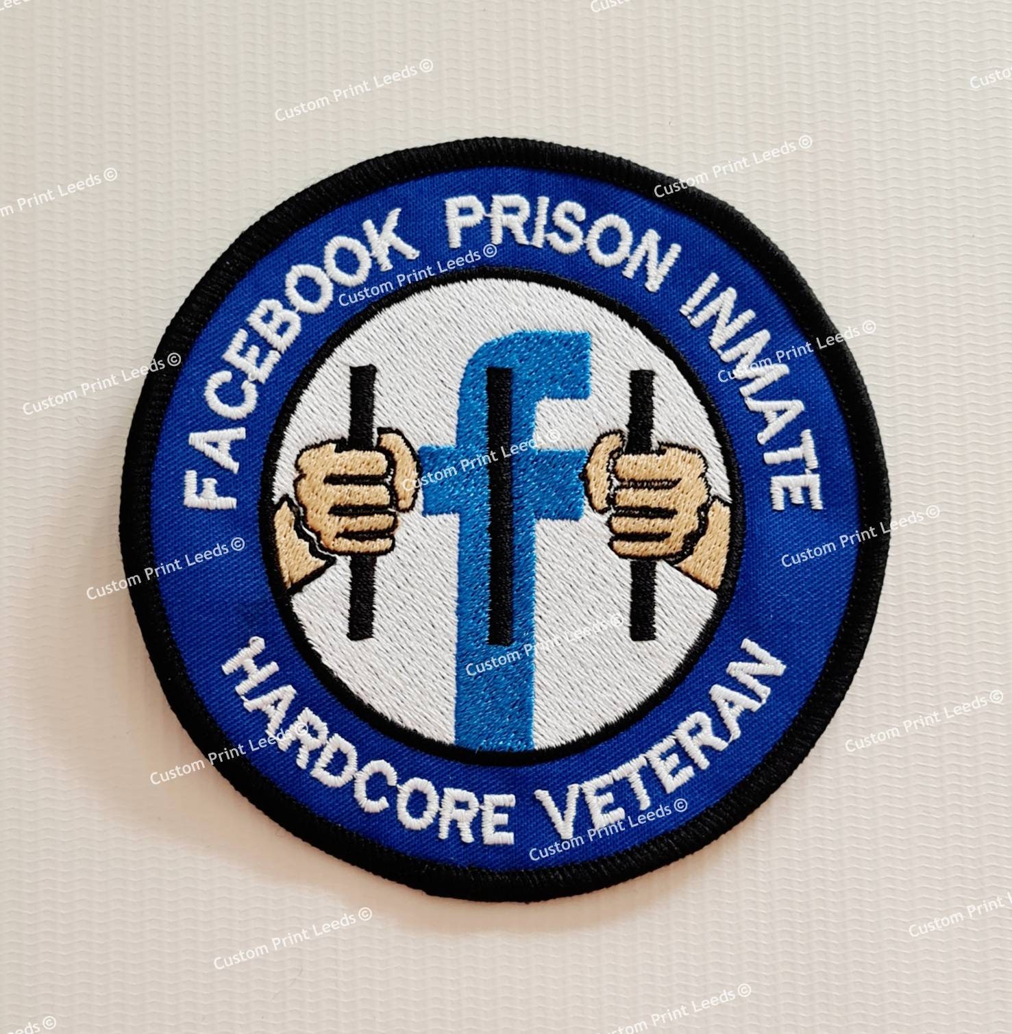 Facebook / FB Jail Lustig Witz Neuheit Gestickter Abzeichen Etsy.de