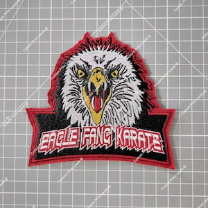 Cobra Kai Eagle Fan 5 inch Fully Embroidered Patch - Iron On Available!