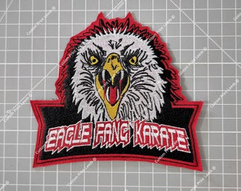 Eagle Fang Karate Patch – Cobra Kai Embroidered Iron-On Badge