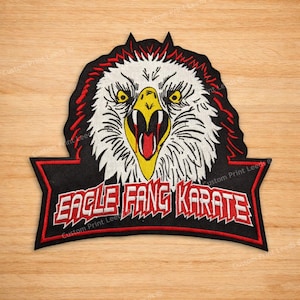 Eagle Fang Karate Embroidered Patch – Cobra Kai Series Fan Gear - Check it Out!