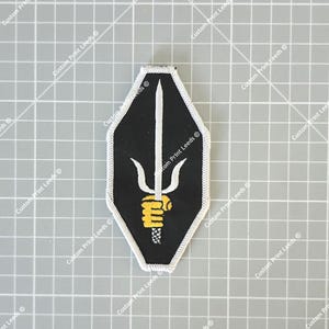 Cobra Kai Chozen Si 4inch Embroidered Patch  - Film / Novelty Gift / Karate Kid / Cobra Kai Patch - Iron On Patch Available