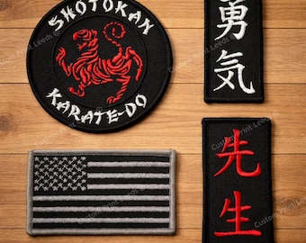 Cobra Kai / Karate Kids Mike Barns  Patch Set - Cosplay/ Costume Patches - Iron On Available