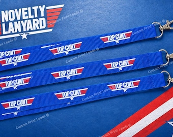 Novelty Top C***t Lanyard x1 - Funny, Gift, ID Holder, Key Holder - Check it out !