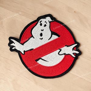 Ghostbusters Embroidered Patch 4" Patch, Cosplay Costume -  Iron On or Stich On.