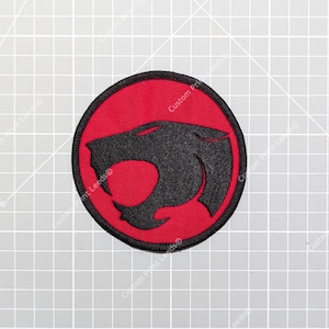 Parche bordado con el logotipo de ThunderCats de los años 80: cómics, Comic Con, superhéroes, dibujos animados retro y películas de ThunderCats. Disponible para planchar