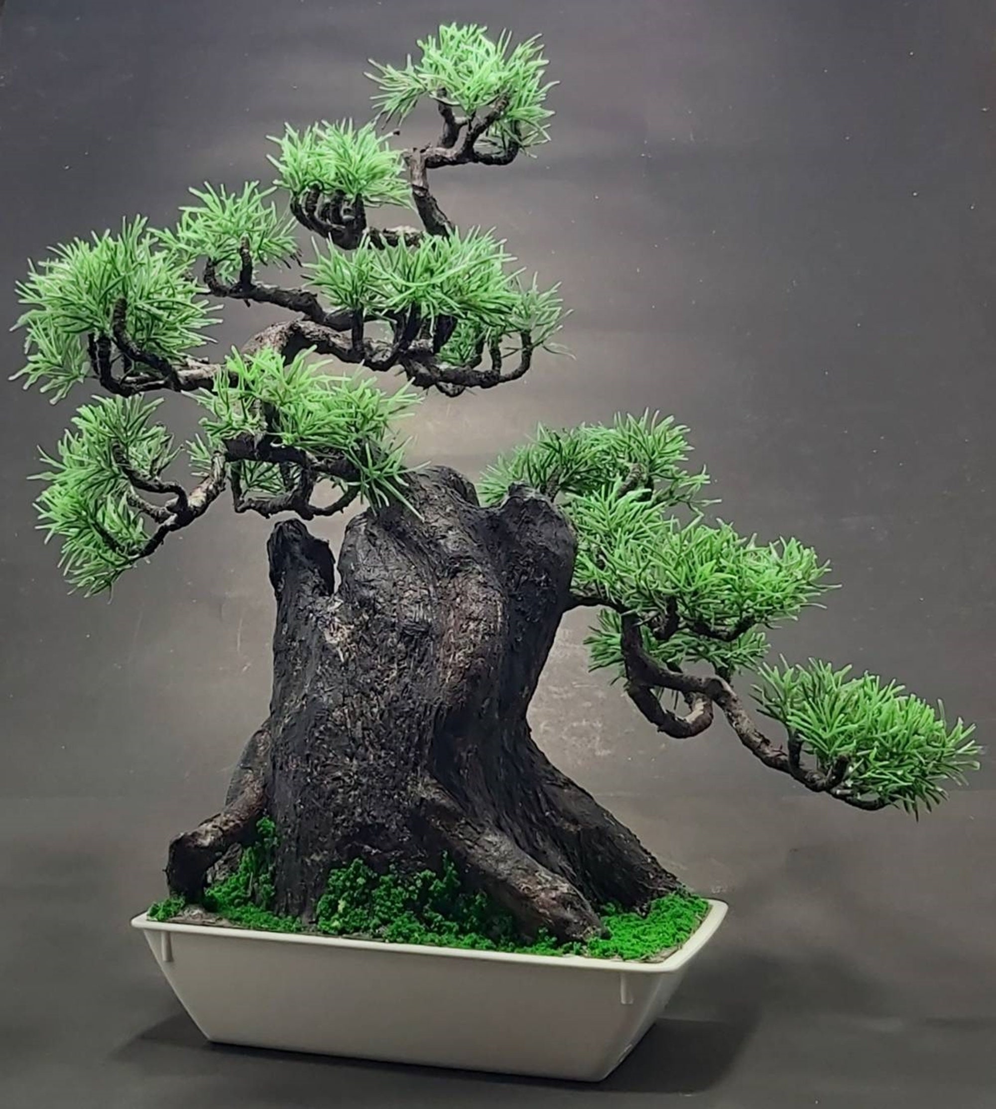 Unique 11 High Artificial Bonsai Tree with driftwood on Etsy