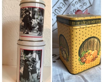 Vintage tins