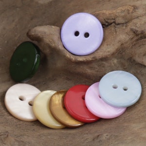 100Pcs 10/11.4/15mm Pure White 4 Hole Mother-of-Pearl Shell buttons for Shirt Skirt Suit Coat Suit Dress Sweater Uniform Vest Buttons