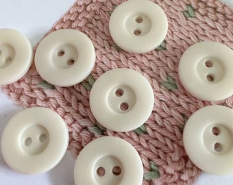 15mm Beige Corozo  Buttons for Shirt Skirt Suit Coat Suit Dress Sweater Uniform Vest Buttons,  4-hole Buttons, Natural Buttons