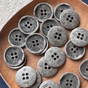11,5/15/18/20 mm Vintage Mässing Metall 4 Håls Knappar, Skjorta Kjol Kostym Kappa Kostym Klänning Tröja Knappar