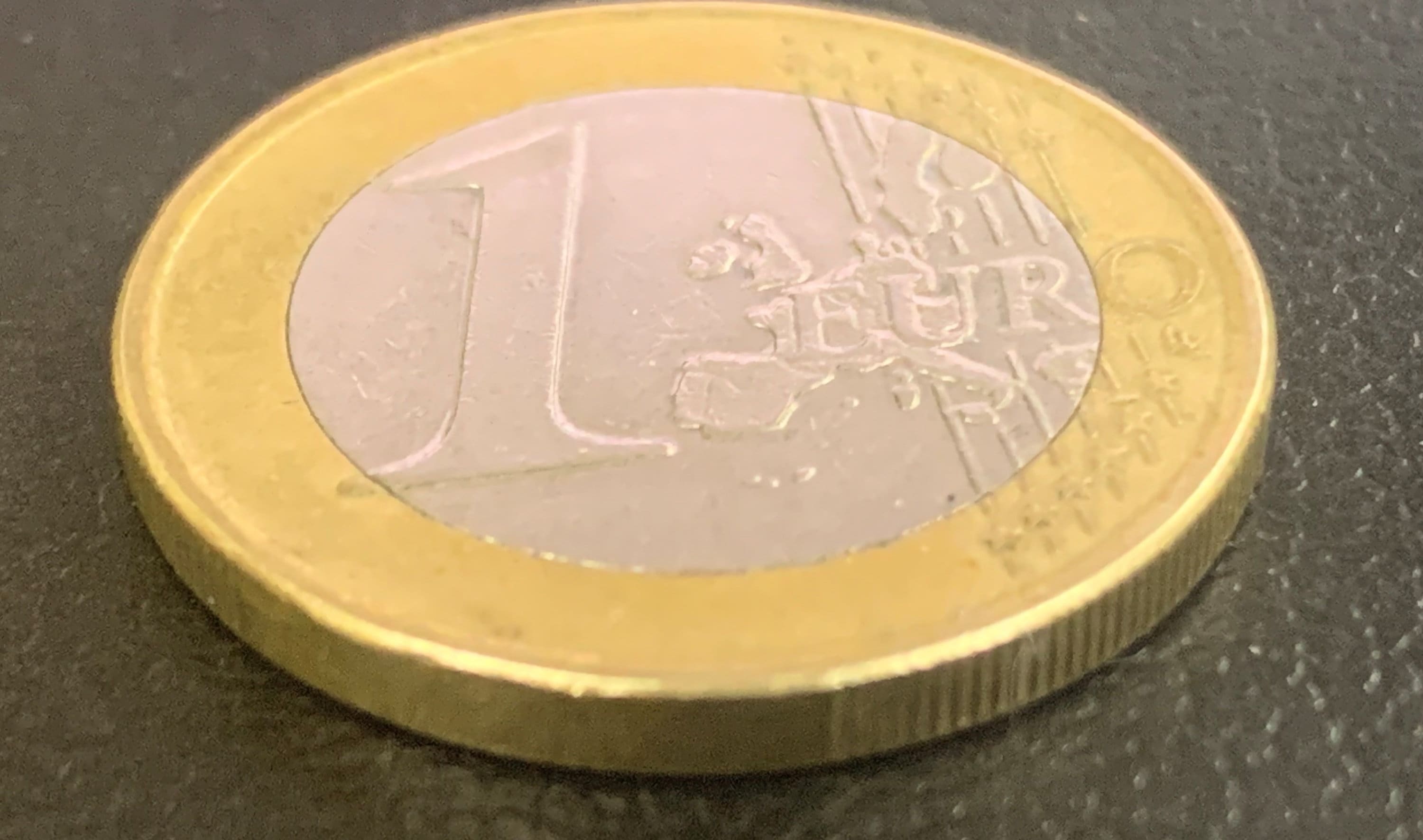 Moneta Da Un Euro Con Gufo