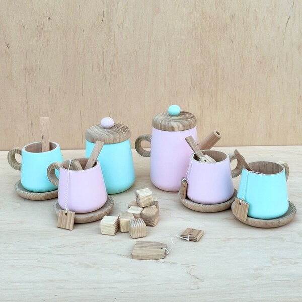 Tea Set Toy Etsy