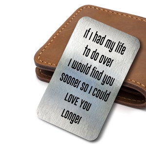 Hou van je langer sentimenteel romantisch aandenken cadeau voor hem, haar, vrouw, man, Valentijnsdag, verjaardag