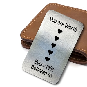 Sie sind es wert sentimentale romantische Andenken Geschenk für Ihn, Sie, Frau, Ehemann, Valentinstag, Jahrestag