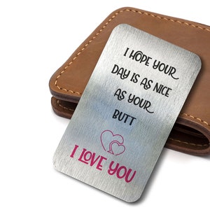 I Hope Your Day Is Good As Sentimental Romantic Keepsake Gift For Him, Her, Wife, Husband, Valentine&#39;s, Anniversary