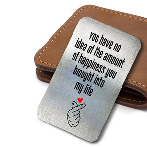 Non hai idea della felicità sentimentale romantico ricordo regalo per lui, lei, moglie, marito, San Valentino, anniversario