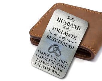 To My Husband Best Friend Soulmate Sentimental Romantic Keepsake Gift For Him, Her, Wife, Husband, Valentine's, Anniversary