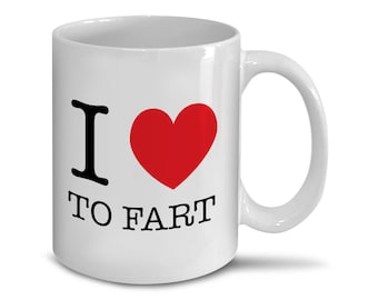 I Love To Fart Funny Christmas Mug For Tea Coffee Secret Santa Gift Christmas Birthday
