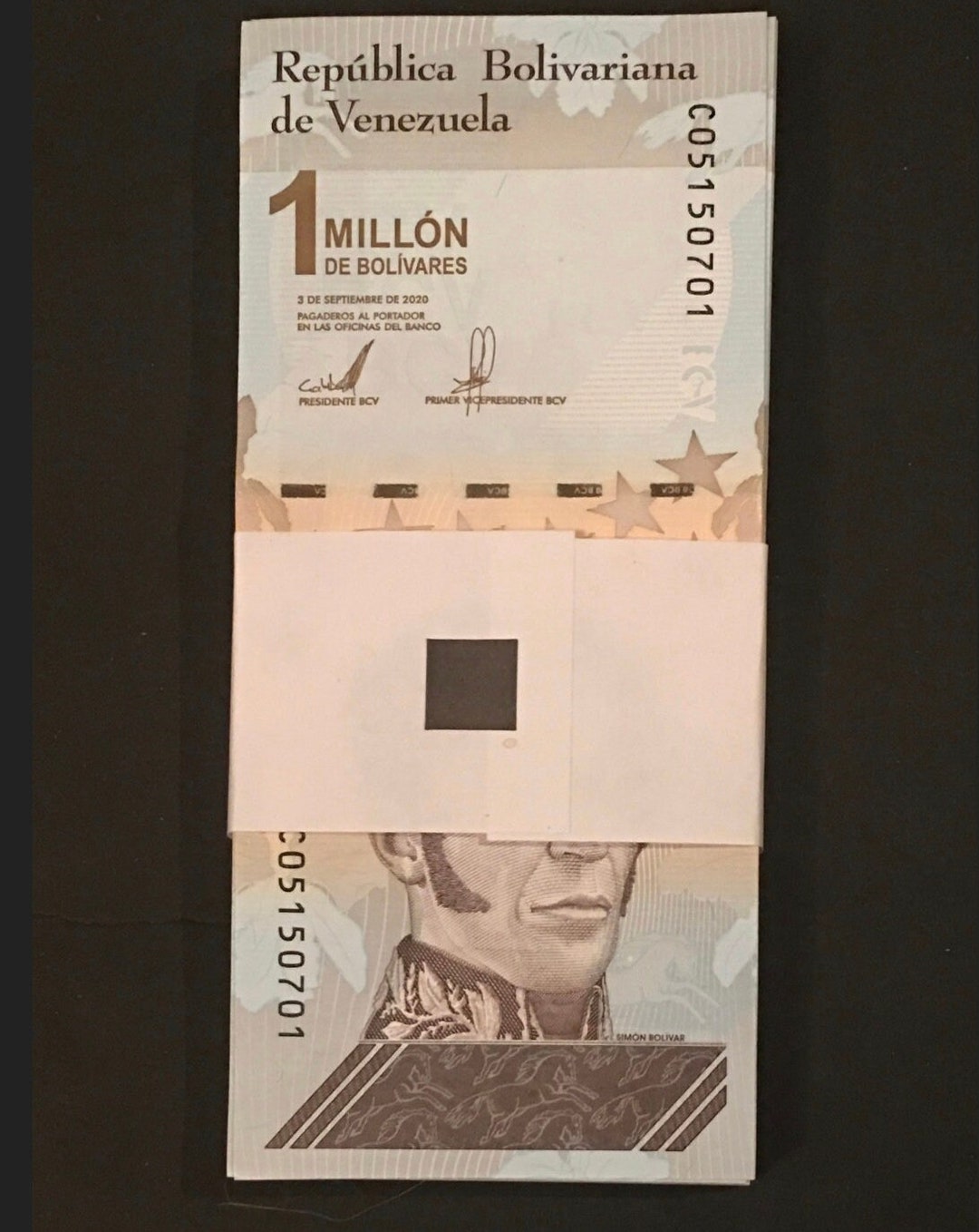 5x Banconote Venezuela Da 1 Milione Di Bolivar Soberano Carta Moneta Mondiale Bolivares - Italia - Foto 6