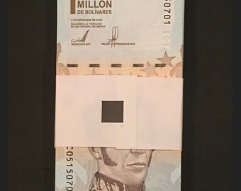 ベネズエラ 500 百万ボリバル ソベラノ紙幣 100 万束 ボリバル - Etsy 日本