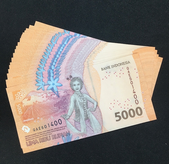 インドネシア 10万ルピア 本物 新品 未使用 インドネシア 10000